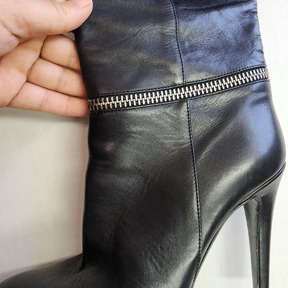 🌸 All Saints | Leather Knee High Boots,‎ size 7.5 - Picture 4 of 12